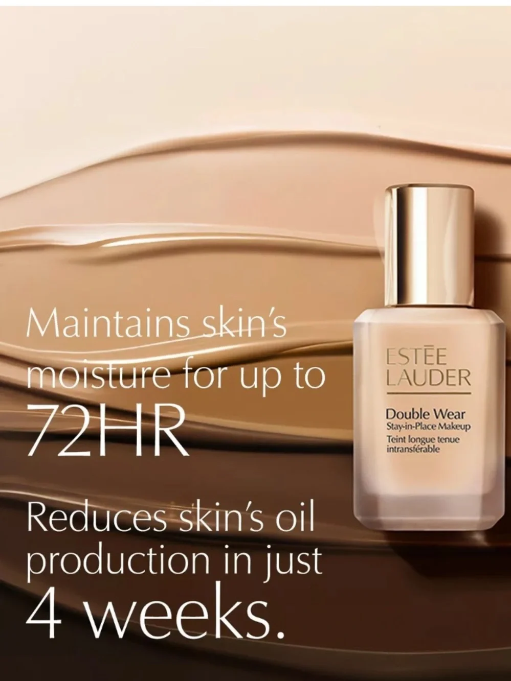 Estée Lauder Double Wear Stay-in-Place Longwear Matte Foundation in 1C0 Shell